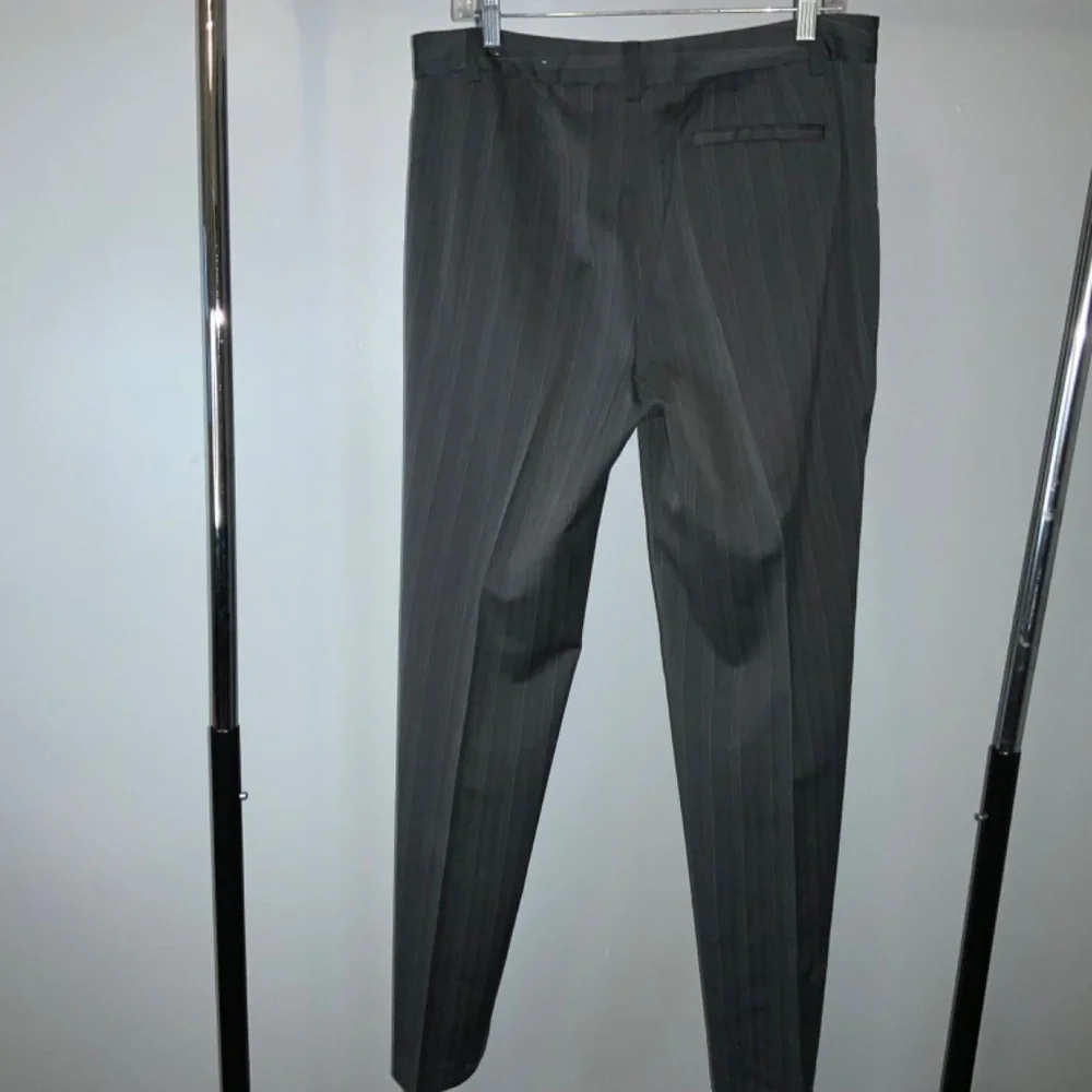 Ann Taylor dress slacks Sz 12 tone on tone stripe wide leg
